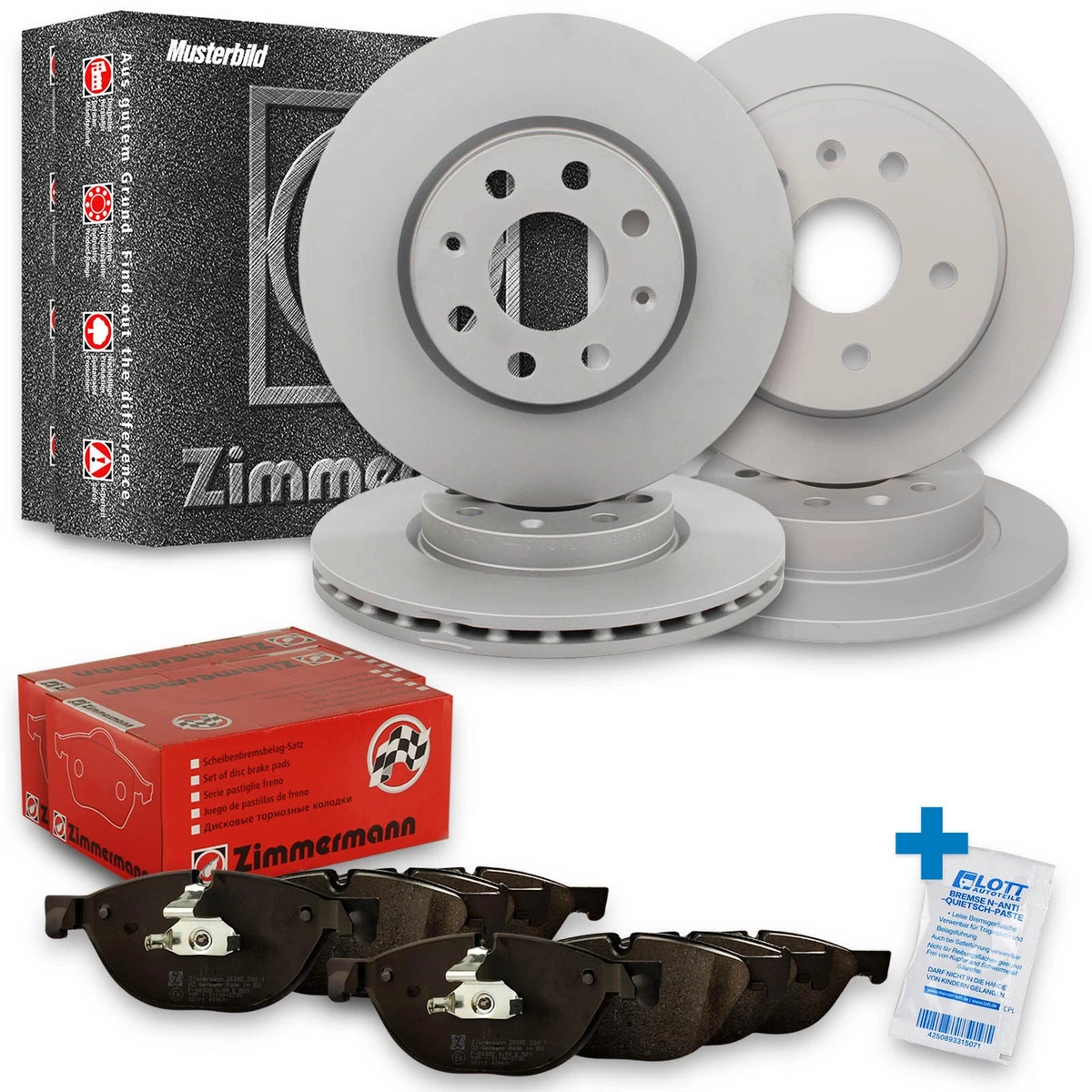 Найкращі гальмівні колодки та диски Zimmermann для JAGUAR F-PACE (X761)